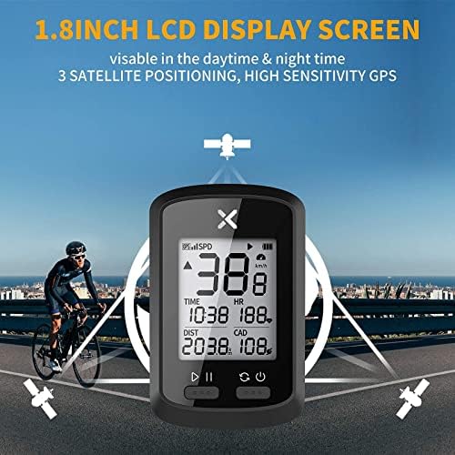XOSS G + GPS bežični biciklistički računar, biciklistički brzinomjer i udarca Bluetooth Ant + senzorska podrška