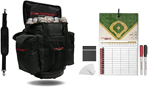 Powernet magnetska bejzbol softball softball lineing ploča | Soft Bucket Ball Bagh Bundle