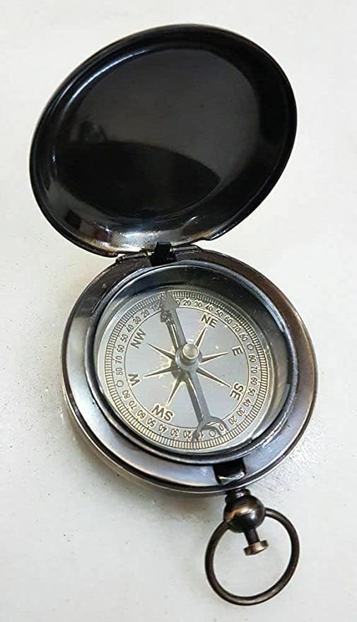 Vintage viper mesing džepni kompas za planinarenje, trekking, poklon | Braon
