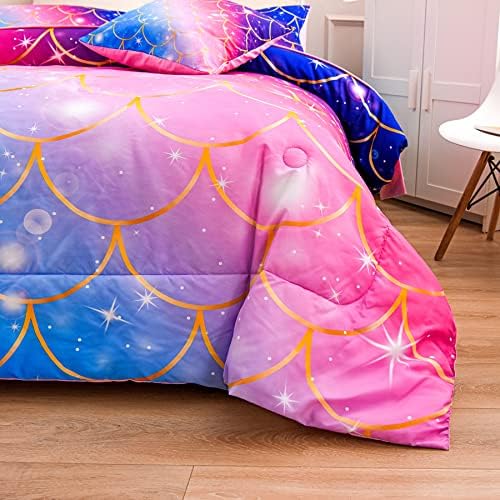 Ylehoc 6 kom simeid skala komfor komfor sa dva odvojena kreveta u torbi u boji šarene duge Glitter posteljina