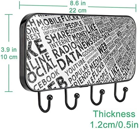 Ljepljivi kukiča od nehrđajućeg čelika za ručnik kaput zaglavljene u kupaonici ili kuhinjskim medijskim