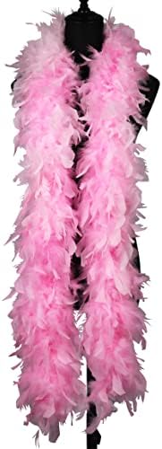2 Yards 90g Pink Turska perje Chandelle Boa ples vjenčanje Crafting Party obući Halloween Decoratio