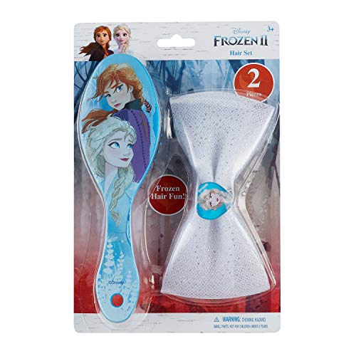 Disney Frozen II, dvodijelna kosa sa četkom i srebrnim lukom kose