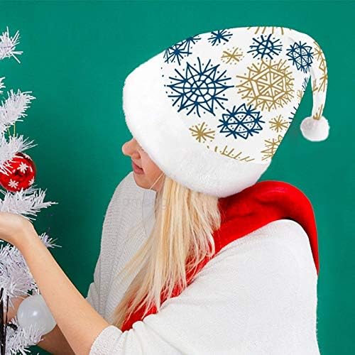 Božić Santa šešir, Sretan Božić Božić Holiday šešir za odrasle, Unisex Comfort Božić kape za Novu godinu
