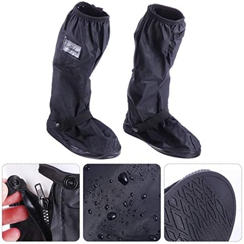 ALREMO XINGHUANG-1 par vodootpornih Navlaka za cipele za kišne čizme za višekratnu upotrebu zaštitne navlake za cipele za pecanje za biciklizam vanjski kamp vrt crna Veličina L