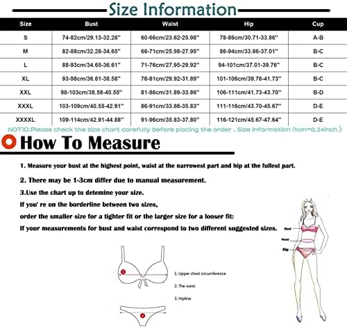 Bikini set za žene Dvodijelni kupaći kupaći komični trokut Top srednji uspon stražnji izrez špagete
