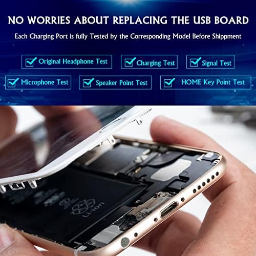 YWLRONG USB priključak za punjenje za Samsung Galaxy A32 5G priključna ploča punjača Flex sklop kabla zamjena za A326u sa alatima