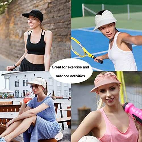3 kom kapa za sunčanje za žene kapa za sunčanje za sunčanje UPF 50+ UV štitnici za zaštitu od sunca