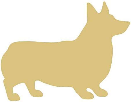 Corgi izrez nedovršeni drveni pas štene sklonište za životinje dekor prodavnica kućnih ljubimaca