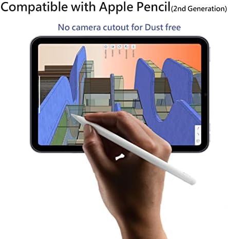 wuwive [2 Pakovanje] iPad mini zaštitnik ekrana 6. generacije, kaljeno staklo za iPad mini 8,3 inča