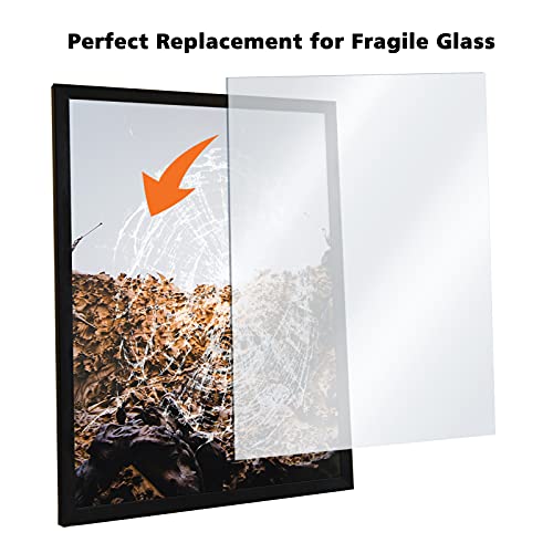 Egofine pleksiglas listova akril listova 12 pakovanje 8x10 & 5x7 Clear Plastic Cast transparentan