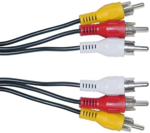KabelAlealne audio / video kabel, A / V kabl, 3 RCA muško do 3 RCA muško, RCA kompozitni video i stereo audio