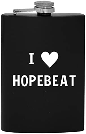 I srce volim Hopebeat - 8oz Hip tikvica za piće alkohola