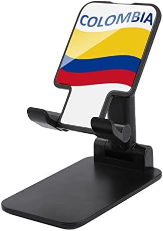Zastava države Kolumbija Print Combity Stol Stand kompatibilan sa iPhone prekidačkim tabletima Sklopivi podesivi držač za mobitel za radnu površinu