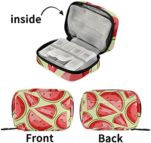 Ljetna voćna lubenica limunska pilula torbica za torbice Organizator tableta s patentnim zatvaračem Prijenosni