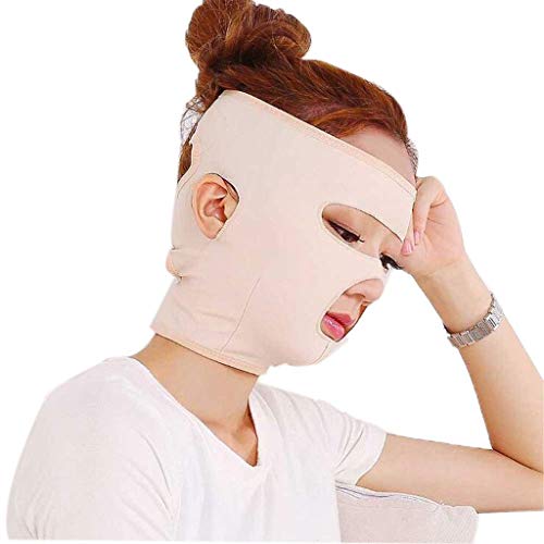 MJCSLBD face lifting wrap face-lifting Bandage, postoperativni oporavak zavoja za lice, prozračna mala v-maska za cijelo lice za poboljšanje učvršćivanja zakonskog lica