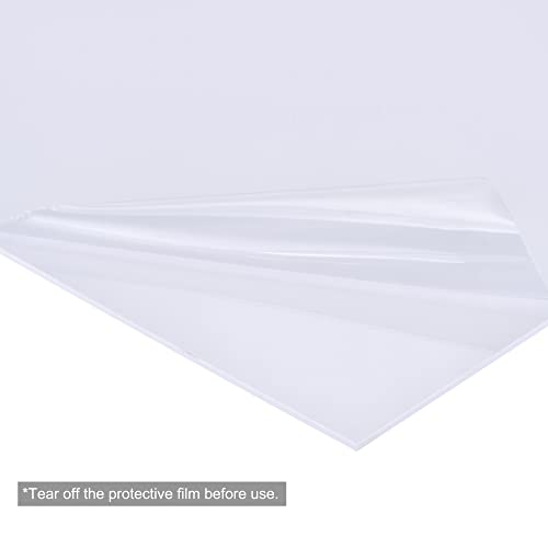 MECCANIXITY bijeli ABS plastični Lim 12x12x0, 12inch za građevinski Model, DIY zanati, Panel,