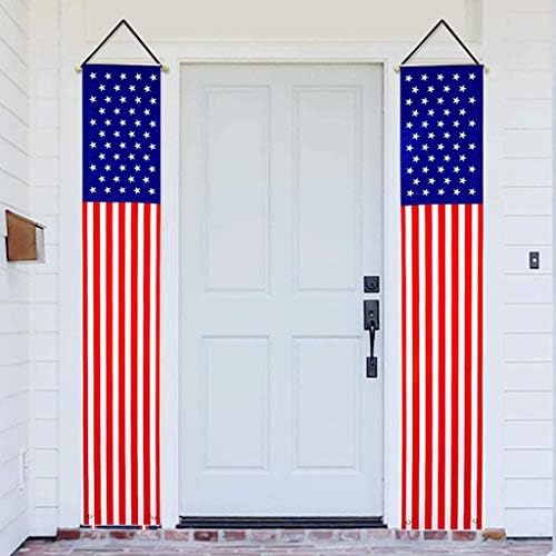 Fafan Clear String za balone ukrašene trijem potpisuju transparente zastava zastava 2pcs američki patriotski
