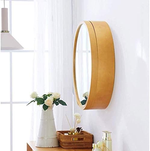 YOUYOUXI okrugli ormar za ogledalo u kupaonici na 3 nivoa, zidni ormar za odlaganje kupatila