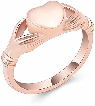 Ruitaiqin JNXL 1PCS Kremacija od nehrđajućeg čelika za pepeo urnu ugravavu Infinity Love Eternity Ring