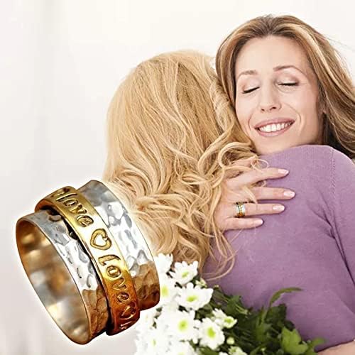 2023 Nova vintage zvijezda Moonstones nakit srebrne prstene ručne vintage Priključne prstenove prstena