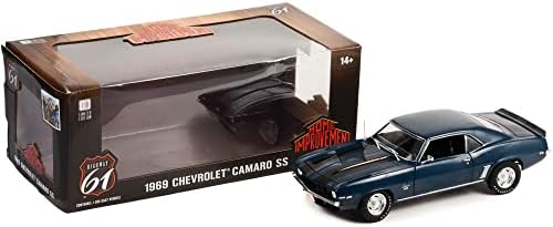 1969 Chevy Camaro SS tamno plava metalik sa crnim prugama Home Improvement TV serija 1/18 Diecast Model