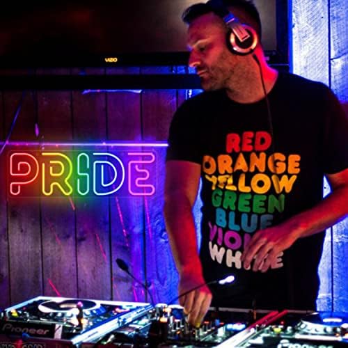 Lastjoy Pride neonski znak pride Decor LGBTQ Rainbow LED neonsko svjetlo za zidni dekor USB Powered Gay