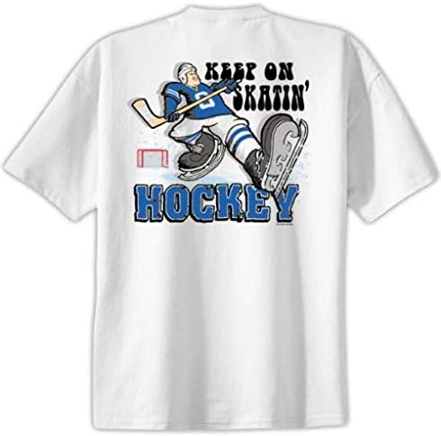 Hockey Funny T Shirt Novost Nastavite Sa Klizanjem Crewneck