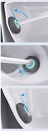 KNFUT toaletne četkice i držači, rotabilna toaletna četkica sa držačem za odvodnjavanje Zvučani