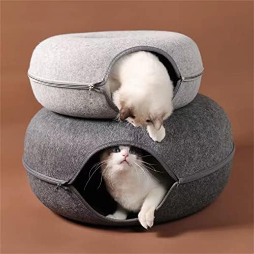 Tvorničani mačji tunel filca tunel, tunel mačaka. Interaktivne igračke za reprodukciju za mačke. Mačke
