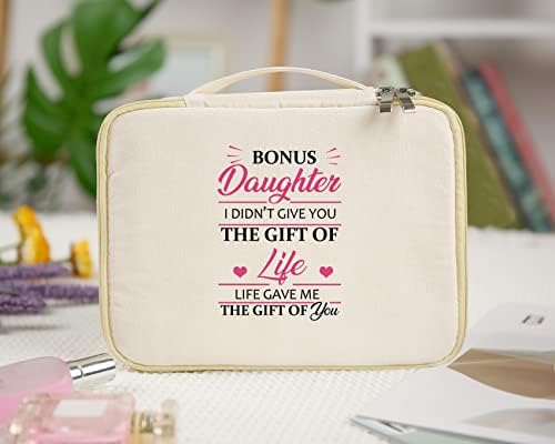 Travel šminke za bonus kćer-kozmetički torbica poklon za kćerku kćerku, poklon od mame-rođendan Diplomirao Božićni poklon - nisam vam dao dar života