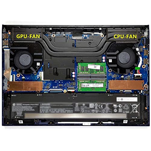 RAKSTORE Zamjena Laptop CPU hlađenje Fan kompatibilan sa HP Victus 16-D 16-E 16-e0011ns TPN-Q263 Quiet Cooler Fan EG75070S1-C700-S9A EG75070S1-C710-S9a