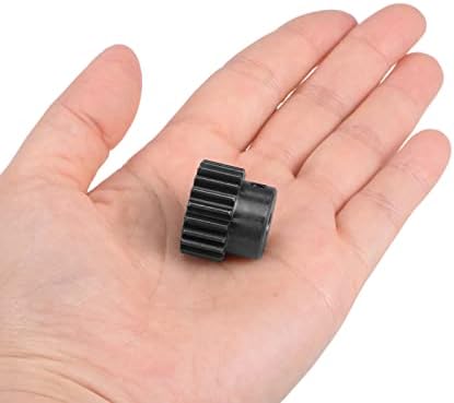Uxcell 6.35 mm otvor blende 25T Modul 1 15 # Čelični preklopni diferencijalni zupčanik motorni zupčanik
