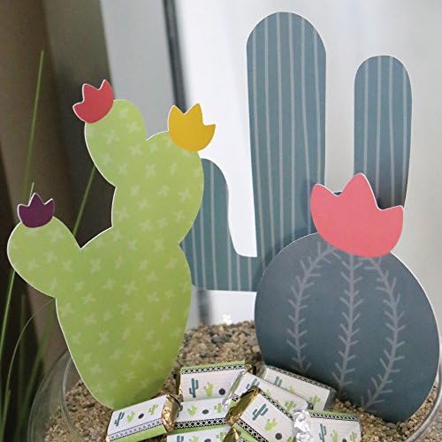 Velika tačka sreće bodljiva kaktusa - ukrasi kaktusa DIY Fiesta party Essentials - Set od 20