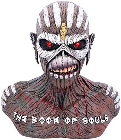 Nemesis sada Eddie, Brown zvanično licencirana Iron Maiden Book Of Souls Bust Box, 26cm