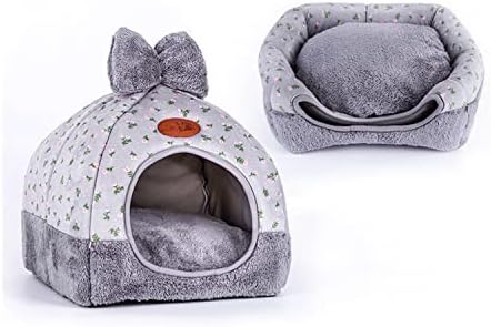 Samogrevajući krevet za mačke-zečji dizajn mačja kuća za mačke prenosive uklonjive perive mačke gnijezdo