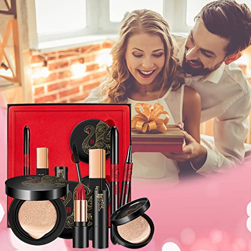 Lavanda sjaj za usne makeup Set ruž za usne air Cushion korektor maskara Eyeliner Full Set Makeup Exquisite
