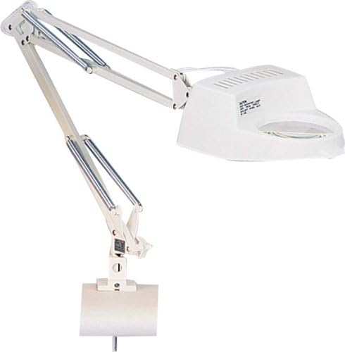 ELUCIDATE 3x lupa lampa 36 W / Clamp u bijeloj boji: MG-79200