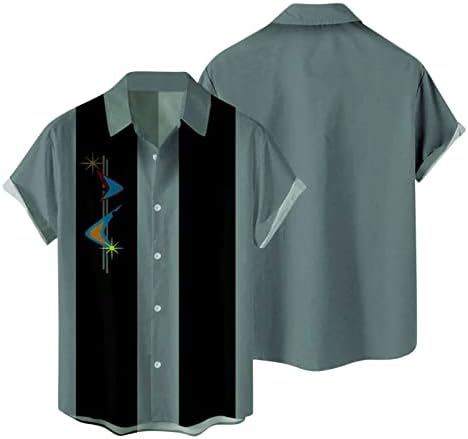 PDFBR 2023 havajske košulje za kuglanje za muškarce kratke rukave ljetna majica na plaži Casual button down