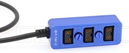 SZRMCC D-Dodirnite muški do 3 priključka P-tapnovov čvorište kabel za namotani kabl za namotani kabel sa vijčanim rupama za pričvršćivanje Crvenih kamera ARRI Crvene kamere
