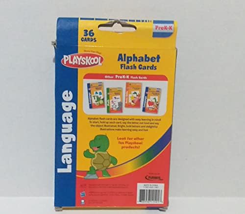 Flash kartice Pre-k abeceda Playskool Boxed, Case paket od 36