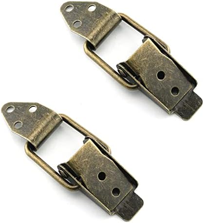 HJGarden 4kom Bronze Hasp Latch Duckbill Toolbox grudi Pull Latch Case Latch Catch Toolbox Toggle