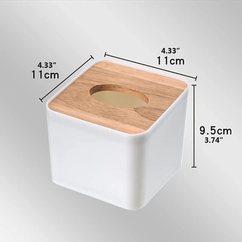 Douba Creative Drveni tkivni tkiva Izdržljiv Jednostavni stil papirnog kutija Square salveta tkiva