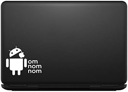 Bargain max naljepnice - Android jede Apple NOM NOM NOM naljepnica naljepnica Notebook auto laptop 6