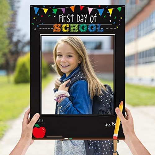 Prvi dan škole / povratak u školu Photo Booth rekvizite Selfie Frame, welcome Photo Booth