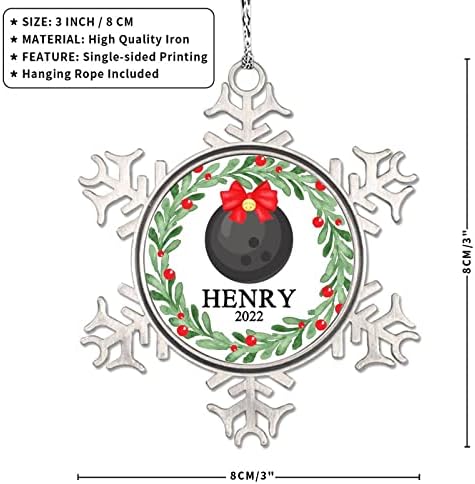 Kugla pahuljica Ornament smiješna Sportska Lopta Božićni vijenac Božićni ukrasi za drvo Metal personalizirani