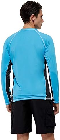 Muške duge rukave za plivanje osip UPF 50+ UV zaštita od sunca Shirt Athletic Workout trčanje planinarenje T-Shirt kupaćih kostima