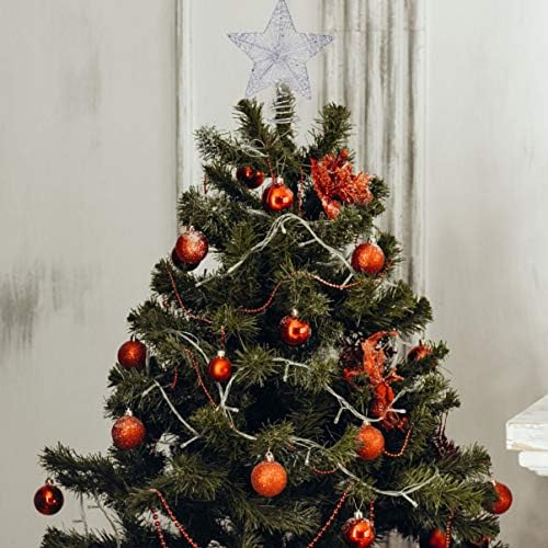 Stobok 1pc Topper Christmas Drvo, 23. 5x20. 5cm Božićno stablo TOPPER SVJETLO ZVEZDA SVJETLO BLITTERED XMAS
