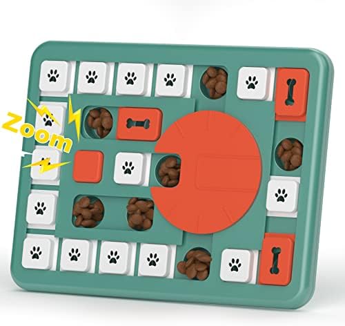 Foxmm pas Puzzle igračke, Interaktivna poslastica Puzzle pas igračka za obuku IQ & mentalno stimulativno, poslastica Puzzle nanošenje sa škripav dizajn za velike srednje pametnih pasa