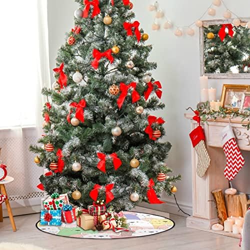 Vissunny božićna stabla Mat šareno mačka Životinjski lik stalk stalak za podloge za zaštitu drveća